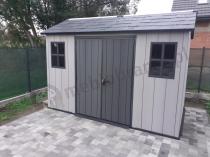 Aranżacja: Keter Oakland 1175SD - Domek narzędziowy z tworzywa (8m2)