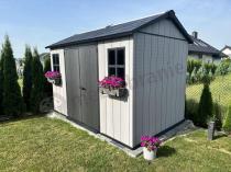 Aranżacja: Keter Oakland 1175SD - Domek narzędziowy z tworzywa (8m2)