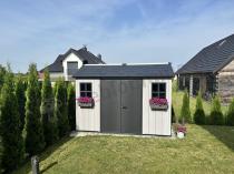 Aranżacja: Keter Oakland 1175SD - Domek narzędziowy z tworzywa (8m2)