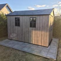Aranżacja: Keter Signature Apex 7511 Ashwood duży domek ogrodowy (8m2)