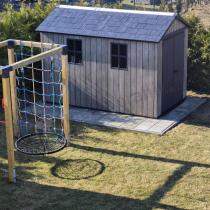 Aranżacja: Keter Signature Apex 7511 Ashwood duży domek ogrodowy (8m2)