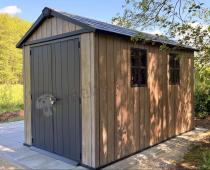 Aranżacja: Keter Signature Apex 7511 Ashwood duży domek ogrodowy (8m2)