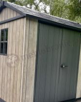 Aranżacja: Keter Signature Apex 975 Ashwood domek ogrodowy (6,6m2)