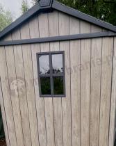 Aranżacja: Keter Signature Apex 975 Ashwood domek ogrodowy (6,6m2)