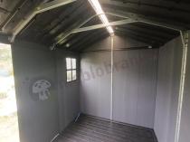 Aranżacja: Keter Signature Apex 975 Walnut domek ogrodowy (6,6m2)