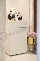 Aranżacja: Komoda do przedpokoju 62x38x102 Lucca 07 biały mat