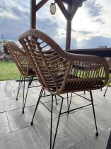 Aranżacja: Komplet foteli na balkon technorattan Torgiano Brown
