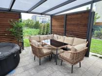 Aranżacja: Komplet mebli ogrodowych dla 10 osób Postigo Corner XL Nature