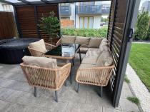 Aranżacja: Komplet mebli ogrodowych dla 10 osób Postigo Corner XL Nature