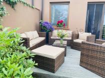 Aranżacja: Komplet technorattanowy na 8 osób Stefano Grande Carmel & Latte