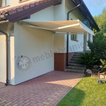 Aranżacja: Kremowa markiza balkonowa Lea 295x250