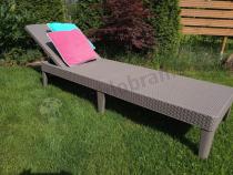 Aranżacja: Leżak ogrodowy składany Jaipur Cappuccino