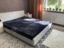 Aranżacja: Łóżko pikowane 180x200cm tapicerowane szare Rotti