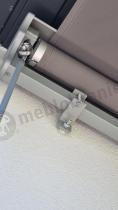 Aranżacja: Markiza tarasowa 500x300 Lea - aluminiowy stelaż - Szary