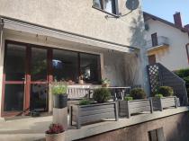 Aranżacja: Markiza tarasowa 500x300 Lea - aluminiowy stelaż - Szary