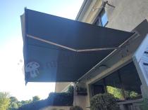 Aranżacja: Markiza tarasowa 500x300 Lea - aluminiowy stelaż - Szary