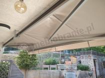 Aranżacja: Markiza tarasowa 500x300 Lea - aluminiowy stelaż - Szary