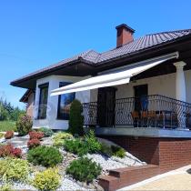 Aranżacja: Markiza tarasowa Lea 395x300 Kremowa - aluminium