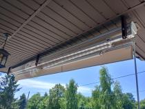 Aranżacja: Markiza tarasowa Lea 395x300 Kremowa - aluminium