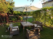 Aranżacja: Meble Corfu Fiesta Curver Cappuccino zestaw Corfu II Allibert