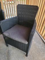 Aranżacja: Meble na taras Kantara Comfort 8 foteli z rozkładanym stołem obiadowym 160-240 cm