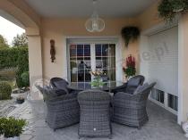 Aranżacja: Meble obiadowe na taras Altito Sei Dining Dark Grey & Blue Grey