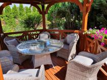 Aranżacja: Meble obiadowe na taras Altito Sei Dining Dim Grey & Taupe