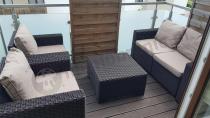 Aranżacja: Meble ogrodowe California 2 Seater - Brąz