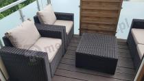 Aranżacja: Meble ogrodowe California 2 Seater - Brąz