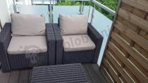 Aranżacja: Meble ogrodowe California 2 Seater - Brąz