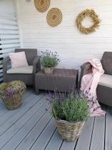 Aranżacja: Meble ogrodowe Corfu Weekend Cappuccino meble na balkon