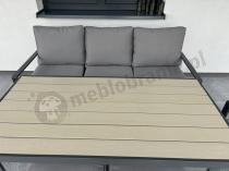 Aranżacja: Meble ogrodowe metalowe z wysokim stołem 140x70 - Panaon Dining