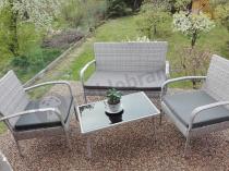 Aranżacja: Meble ogrodowe technorattanowe Morrone Set Grey