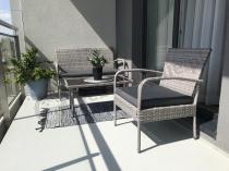 Aranżacja: Meble ogrodowe technorattanowe Morrone Set Grey