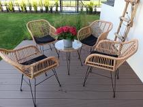 Aranżacja: Meble tarasowe boho z technorattanu Torgiano Quattro