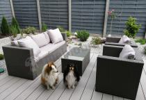 Aranżacja: Meble tarasowe technorattanowe Stefano Set Max Grey & Ivory