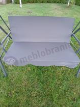 Aranżacja: Metalowa huśtawka trzyosobowa Bressa - Grey