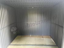 Aranżacja: Metalowa szopa na narzędzia ogrodowe Nittel Plus 240x240 cm - drzwi na zawiasach - Antracite A16