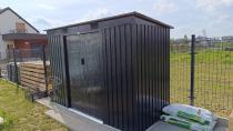 Aranżacja: Metalowa szopa narzędziowa Ganner 261x121cm - Antracyt