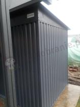 Aranżacja: Metalowa szopa narzędziowa Nittel 240x180x200cm - Antracite A16