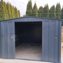 Aranżacja: Metalowa szopa ogrodowa Hartt Plus 300x360x205cm drzwi na zawiasach - Antracyt A16