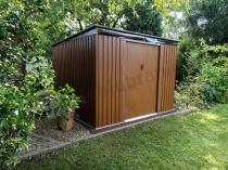 Aranżacja: Metalowa szopa ogrodowa ze świetlikiem Kaggen 261x241cm - Wood