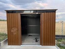 Aranżacja: Metalowa szopa ogrodowa ze świetlikiem Kaggen 261x241cm - Wood