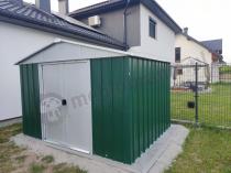 Aranżacja: Metalowy domek na narzędzia ogrodnicze Yardmaster 108 GEYZ 3x2 Emerald Deluxe (7m2)