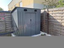 Aranżacja: Metalowy domek narzędziowy Linker 193X156cm (3m2) antracyt