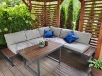 Aranżacja: Metalowy narożnik na taras - Panaon Corner 220x220 - LG