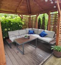 Aranżacja: Metalowy narożnik na taras - Panaon Corner 220x220 - LG