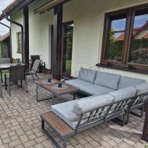 Aranżacja: Metalowy narożnik na taras - Panaon Corner 220x220 - LG