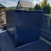 Aranżacja: Metalowy schowek na 3 rowery Varsat 133x222x151