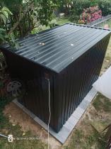 Aranżacja: Metalowy schowek na 3 rowery Varsat 133x222x151